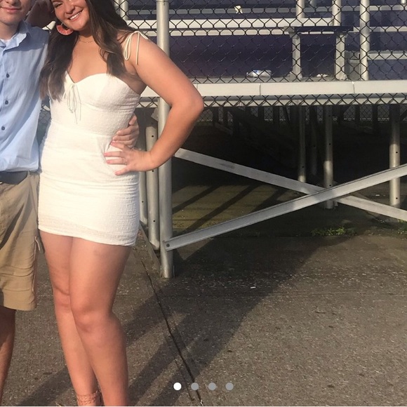 superdown white dress